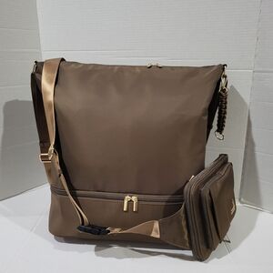 Loulu Canvas Crossbody And Overnight Bag With Shoe Compartment Lot